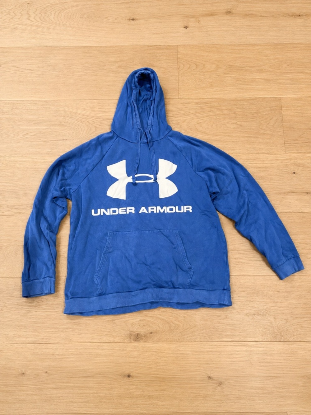 Under Armour Men’s Blue Big Logo Pullover Hoodie XL